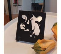 Декор з металу Корова