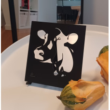 Декор з металу Корова