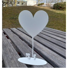 Декор з металу Серце